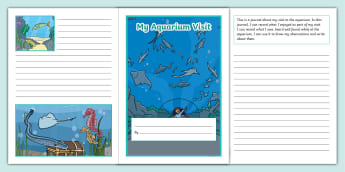 My Aquarium Trip Journal Writing Template