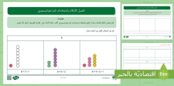 تمثيل الأرقام باستخدام خرز مونتيسوري - الروضة