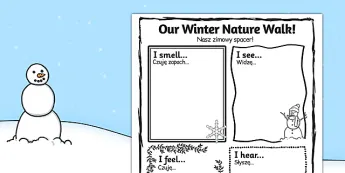 Winter Writing Frames | twinkl.com.au