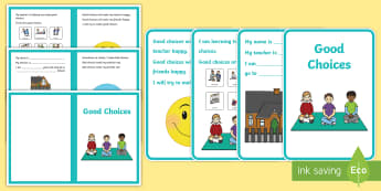Good Choices Social Situation - social story, good choices, home, school, autism, bad behaviour, good behaviour