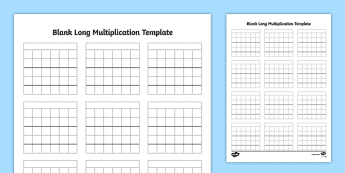 Template Math Design Long Mathematics Templates | twinkl.co.uk