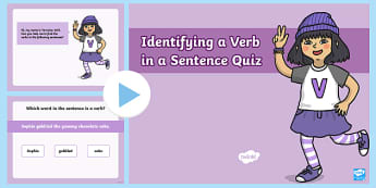 Verbs - KS2 Grammar - Twinkl