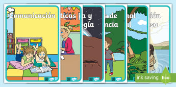 Carátulas de cursos GRATIS | Materiales Educativos Twinkl