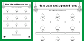 Expanded Form Worksheets | twinkl.com