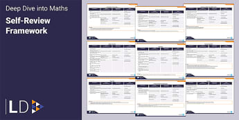 Deep Dive into Maths Self-Review Framework