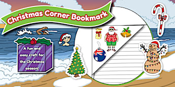 Christmas Corner Bookmark - Twinkl Australia