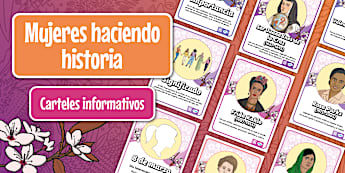 Material educativo sobre el Día Internacional de la Mujer