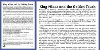 King Midas Ks2 Resources