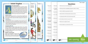 Geography Reading Comprehensions KS2 - Twinkl