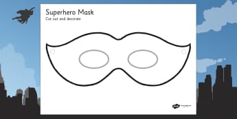 Superhero Masks Design Activity 
