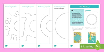Australian Aboriginal Dot Painting Lesson