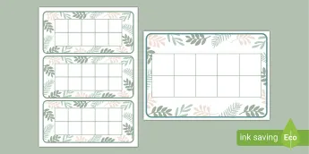 Botanical Templates | twinkl.com.au