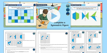 Year 4 Symmetric Figure Resources - KS2 Geometry Resources