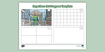Art Progress Template • Twinkl.com.au