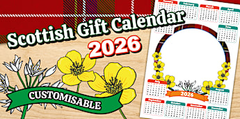 Scottish 2026 Gift Calendar