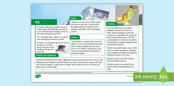 Geography Fact File • Twinkl.ca