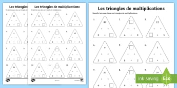 Fiches pour apprendre les tables de multiplication – Nafa - outils