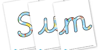 Summer Display Lettering Summer Display Letterings | twinkl.com.au