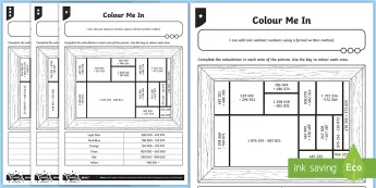Twinkle Coloring Math Maths Coloring Worksheets | twinkl.co.uk