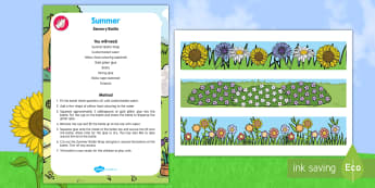 Summer Sensory Bottle - Summer, calming, calm down bottle, grass, gold, glitter, glue, senses, play, explore