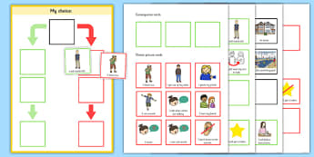 My Choice Editable Behaviour Chart - my choice, behaviour, chart