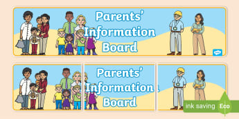 Parents Information Board Banner - display, parent, SLT, KS1, KS2, banner, header, title, class information,