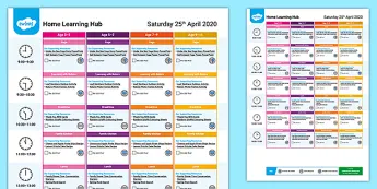 Student Learning Hub Plan Home Learning Plans | twinkl.co.uk