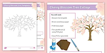 Cherry Blossom Tree Arts | twinkl.co.uk