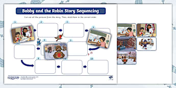 Bobby and the Robin Story Sequencing Activity