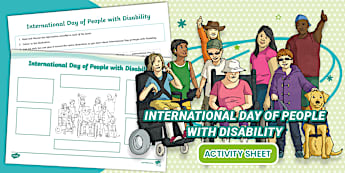 International Day of People with Disability Activity Sheet