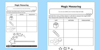 Magic Activity Worksheet Magic Worksheets | twinkl.co.uk