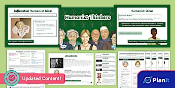 Humanism Learning Lesson Plan Humanism Lesson Plans | twinkl.ca