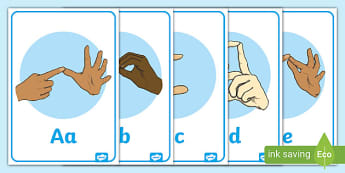 Finger Spelling Alphabet | Fingerspelling | BSL | SEND