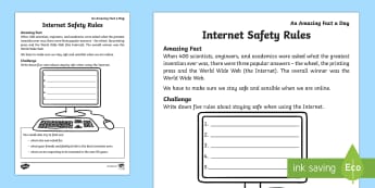 internet safety ks1 internet resources games