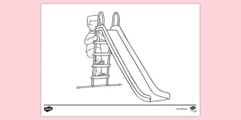 Colouring Pages: Ladder