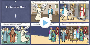 The Nativity Story PowerPoint - the nativity, sensory story, story, sensory, christmas, nativity, powerpoint