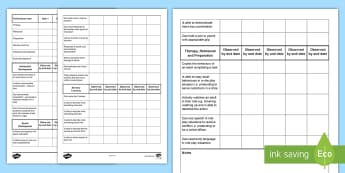 SEN Observation Sheets - sen, observation sheets, observation
