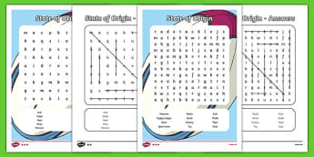 State of Origin | Year 5-6 Activities | Australian Resources