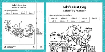 Jake's First Day - X Marks the Spot Map Making Worksheet