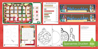 Weihnachten und Weihnachtszeit - Probematerial-Bündel | Grundschule Unterrichtsmaterial
