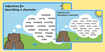 good adjectives to describe someone what is a flat character