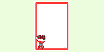 Rose Page Borders | twinkl.co.uk