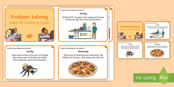Problem Solving Challenge Cards • Twinkl.ca
