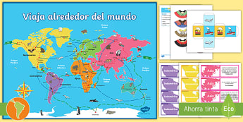 Juego de mesa: Viaje al rededor del mundo