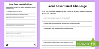 The Role Of Local Government & The Decisions It Makes On Behalf Of The