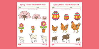 Spring Object Find Worksheet Spring Worksheets | twinkl.co.uk