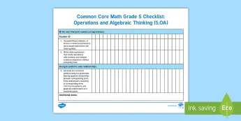 Student Success Checklists | twinkl.com