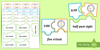 Time Jigsaw Telling Time Mathematics • Twinkl.ca