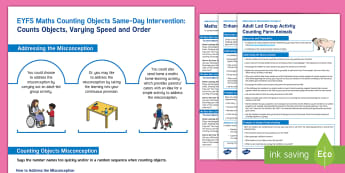 Object Counting - EYFS - Same-Day Maths Interventions - Twinkl Boost