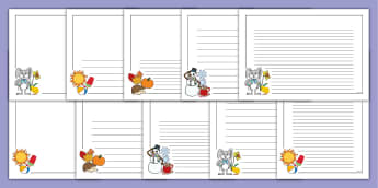 Weather and Seasons Writing Frames and Worksheets Primary Resources